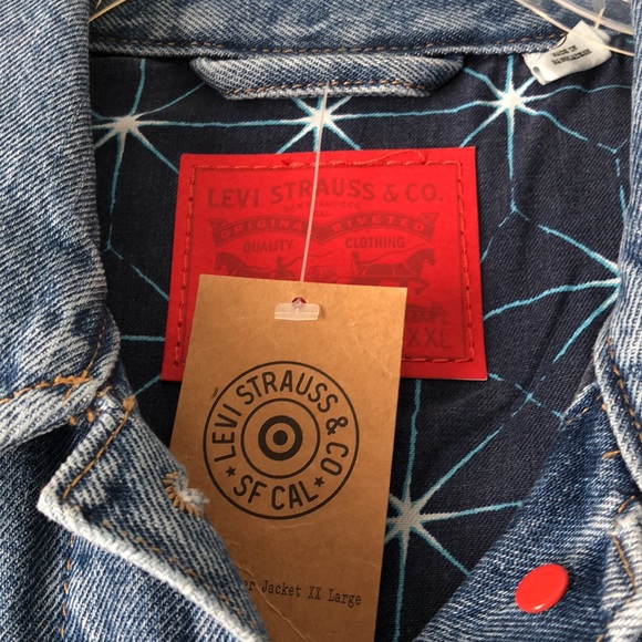 NWT Levi’s Denim Jacket XXL - Picture 3 of 11